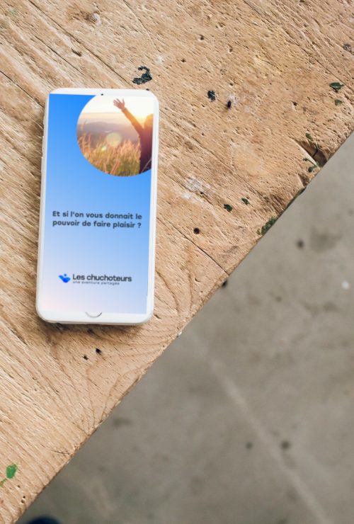 Possible page de lancement des Chuchoteurs